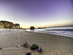 Foto de una playa de arena